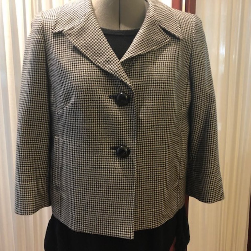 Talbot's Houndstooth Jacket